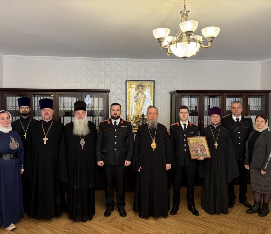 Митрополит Василий провел рабочее совещание с ВРИО атамана Кубанского казачьего войска