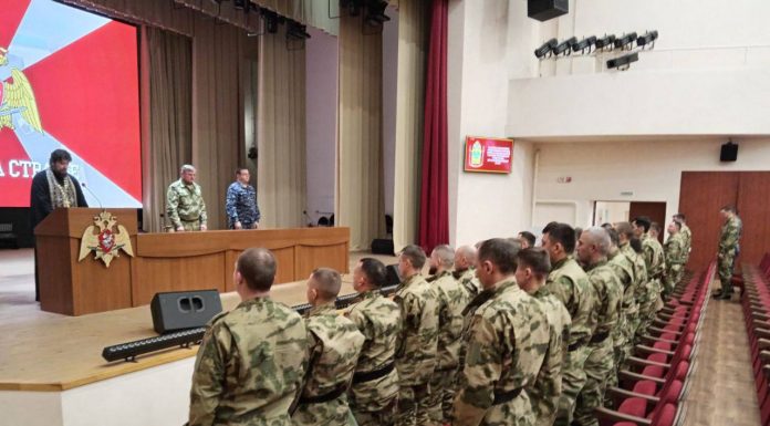 Иерей Илия Околот принял участие в открытии учебных сборов Главного управления Росгвардии