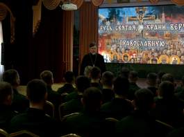 Храм Рождества Христова г. Краснодара посетили курсанты высшего военного училища им. С. М. Штеменко