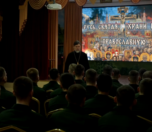 Храм Рождества Христова г. Краснодара посетили курсанты высшего военного училища им. С. М. Штеменко