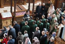 Курсанты Краснодарского высшего военного училища им. С. М. Штеменко посетили храм Рождества Христова