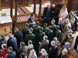 Курсанты Краснодарского высшего военного училища им. С. М. Штеменко посетили храм Рождества Христова