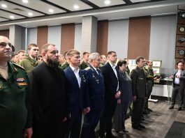 Диакон Роман Ермаков принял участие в торжественном мероприятии, посвящённом Дню учреждения звания Героя Советского Союза