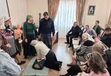 На базе храма Святой Троицы станицы Динской прошло второе занятие для сестёр милосердия в рамках проекта «Время Героев»