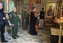 В храме Святой Троицы станицы Динской была совершена заупокойная лития по ликвидаторам катастрофа на ЧАЭС