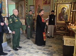 В храме Святой Троицы станицы Динской была совершена заупокойная лития по ликвидаторам катастрофа на ЧАЭС