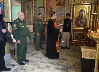 В храме Святой Троицы станицы Динской была совершена заупокойная лития по ликвидаторам катастрофа на ЧАЭС