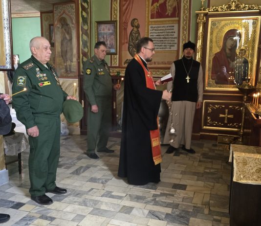 В храме Святой Троицы станицы Динской была совершена заупокойная лития по ликвидаторам катастрофа на ЧАЭС