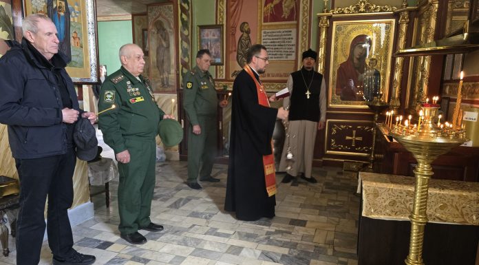 В храме Святой Троицы станицы Динской была совершена заупокойная лития по ликвидаторам катастрофа на ЧАЭС