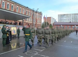 Иерей Герман Гайт напутствовал выпускников-курсантов учебного центра КВВУ имени генерала армии С. М. Штеменко