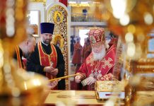 Предстоятель Русской Церкви освятил храм Рождества Христова в станице Динской Краснодарского края