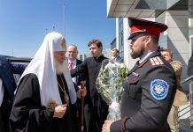 Святейший Патриарх Кирилл посетил Кубанский казачий кадетский корпус имени атамана И.В. Безуглого в станице Динской