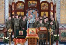 Священнослужители храма Святой Троицы станицы Динской продолжают духовное окормление воспитанников центра «Патриот»