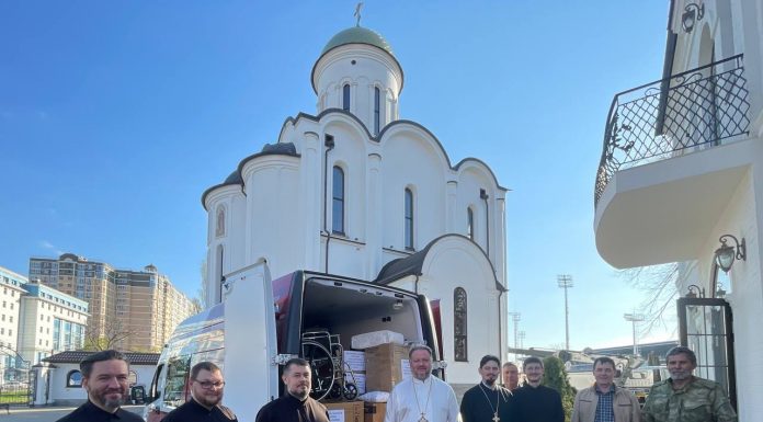 В Свято-Сергиевском храме города Краснодара собрали помощь для военнослужащих