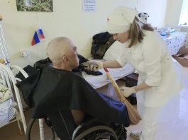 Сестры милосердия храма Святого Духа завершили дежурство в военном госпитале Ростова-на-Дону