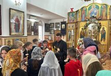 Учащиеся МАОУ СОШ № 15 посёлка Южного посетили храм Преображения Господня