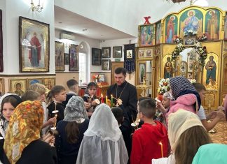 Учащиеся МАОУ СОШ № 15 посёлка Южного посетили храм Преображения Господня