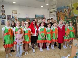 В храме Вознесения Господня прошло детское мероприятие, посвящённое светлому празднику Воскресения Христова