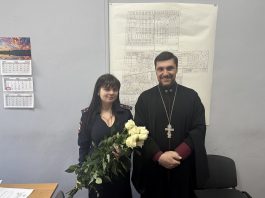 Иерей Давид Кочаров посетил отделение полиции поселка Южного