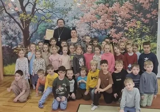 Иерей Александр Мачадо Сахнов посетил детский сад № 99 города Краснодара