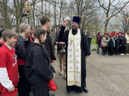 В Горячем Ключе благочинный благословил участников муниципального этапа игры «Зарница 2.0»