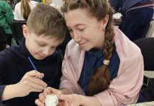 В Свято-Троицком храме провели пасхальный мастер-класс для семей участников СВО