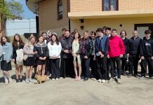 В ст. Саратовской школьники на Светлой седмице посетили храм