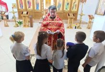 В Александро-Невском храме поселка Кутаис казачата принесли присягу