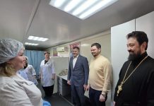 На территории храма Вознесения Господня завершил свою работу мобильный центр здоровья «Маршрут здоровья»