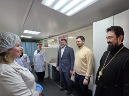 На территории храма Вознесения Господня завершил свою работу мобильный центр здоровья «Маршрут здоровья»