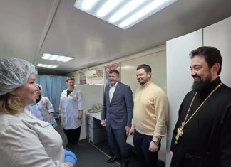 На территории храма Вознесения Господня завершил свою работу мобильный центр здоровья «Маршрут здоровья»