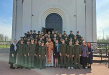 В центре военно-патриотического воспитания «Патриот» состоялась очередная встреча духовенства с курсантами