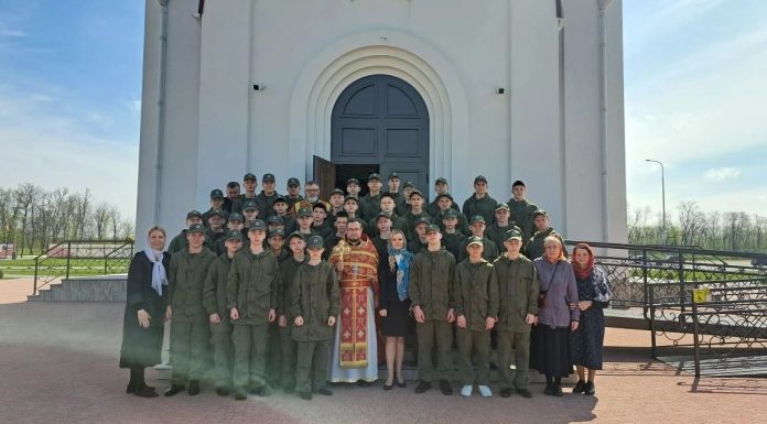 В центре военно-патриотического воспитания «Патриот» состоялась очередная встреча духовенства с курсантами
