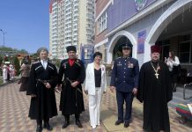 Протоиерей Георгий Козак стал почетным гостем на празднике в честь Дня Победы в детском саду № 102