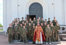 В центре военно-патриотического воспитания «Патриот» вновь прошли встречи с клириками храма Святой Троицы станицы Динской