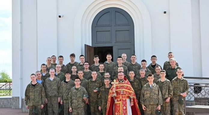 В центре военно-патриотического воспитания «Патриот» вновь прошли встречи с клириками храма Святой Троицы станицы Динской