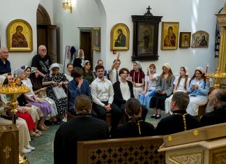 В храме святых равноапостольных Кирилла и Мефодия прошла беседа студентов КубГУ со священнослужителями