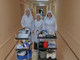 Сестры милосердия Екатеринодарской епархии заступили на дежурство в военном госпитале