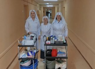 Сестры милосердия Екатеринодарской епархии заступили на дежурство в военном госпитале