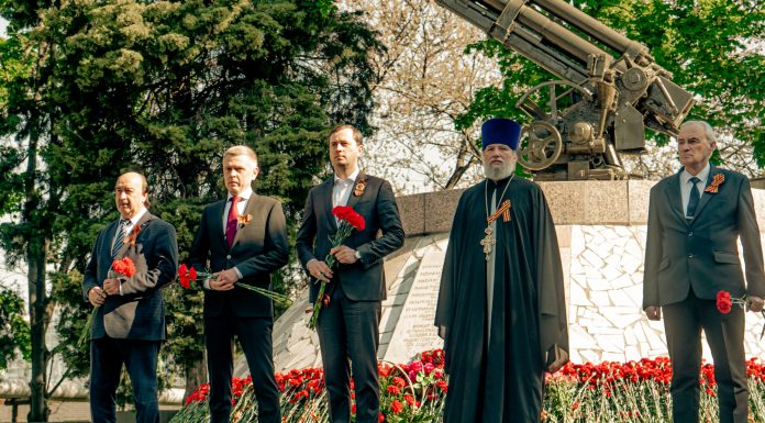 Протоиерей Геннадий Волков принял участие в торжественном митинге, посвященном Дню Победы