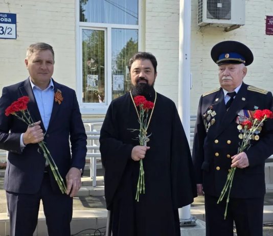 Клирики храмов 3-го Краснодарского благочиния приняли участие в праздничных мероприятиях, посвященных Дню Победы