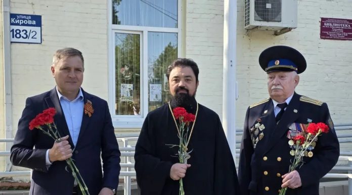 Клирики храмов 3-го Краснодарского благочиния приняли участие в праздничных мероприятиях, посвященных Дню Победы