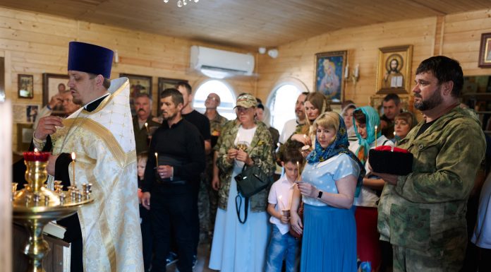 Казаки молились в храме святителя Луки Крымского