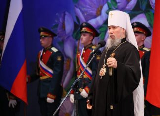 Митрополит Екатеринодарский и Кубанский Василий принял участие в мероприятии, посвящённом Дню Победы