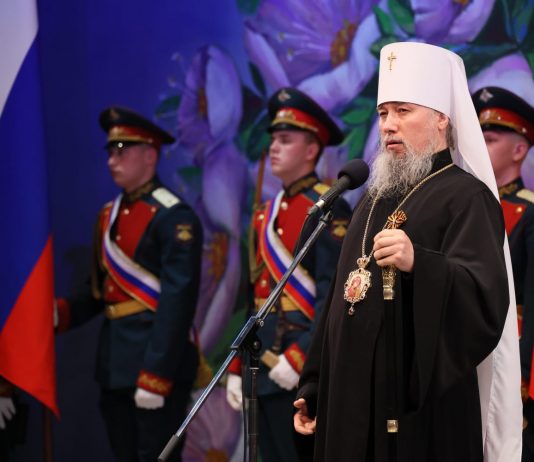 Митрополит Екатеринодарский и Кубанский Василий принял участие в мероприятии, посвящённом Дню Победы
