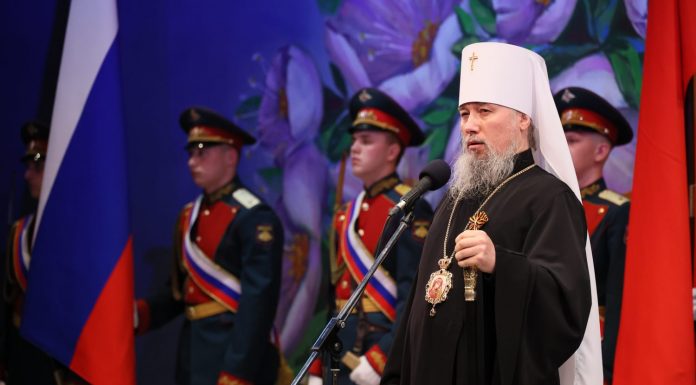 Митрополит Екатеринодарский и Кубанский Василий принял участие в мероприятии, посвящённом Дню Победы
