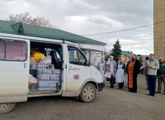 В Горячеключевском благочинии отправили гуманитарный груз в зону СВО
