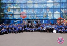 Краснодарское отделение «Братства православных следопытов» приняло участие во всероссийской акции «Георгиевский парад. Дети победителей».