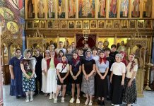 Школьники посетили храм великомученика Георгия Победоносца хутора Ленина