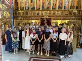 Школьники посетили храм великомученика Георгия Победоносца хутора Ленина